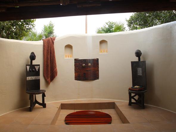Selous Safari Camp - outdoor shower